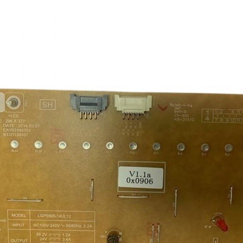 Πλακέτα Τροφοδοσίας EAY63149101 Τηλεόρασης LG 65UB950V-ZB