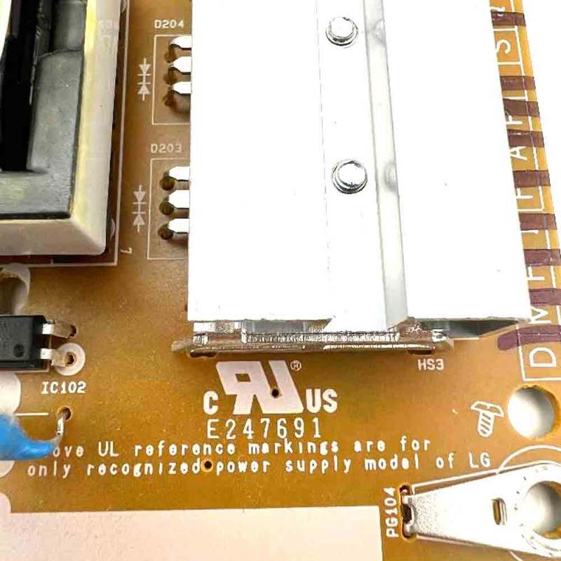 Πλακέτα Τροφοδοσίας LGP32D-15CH1 Τηλεόρασης LG 32LX320H-ZA