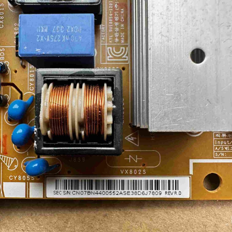 Πλακέτα Τροφοδοσίας PLSF930C04D Τηλεόρασης Samsung UE40EH6030