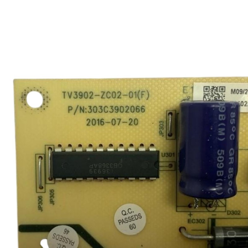 Πλακέτα Τροφοδοσίας TV3902-ZC02-01 Τηλεόρασης STRONG SRT 40FZ4003N