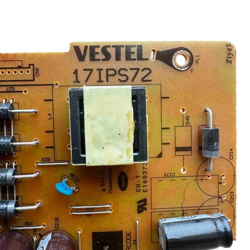 Πλακέτα τροφοδοσίας Vestel 17IPS72 για τηλεόραση JVC LT-43K890