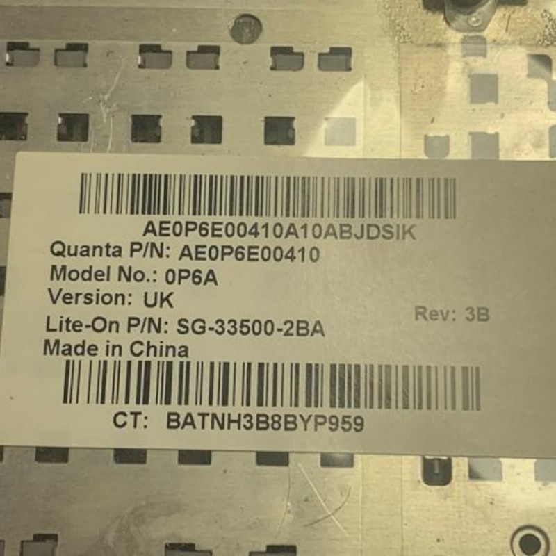 Πληκτρολόγιο  AE0P6E00410 laptop Compaq Presario CQ61