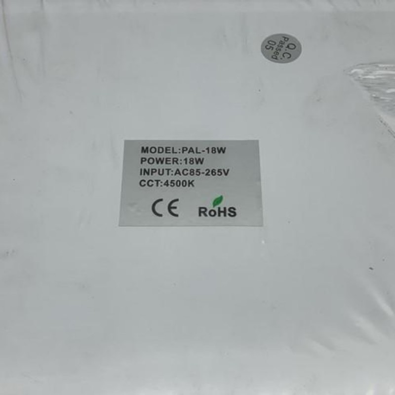 Τετράγωνο χωνευτό πάνελ LED  PAL-18W φωτισμού