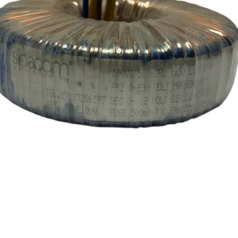 Τοροειδής Μετασχηματιστής 100VA Sipacom