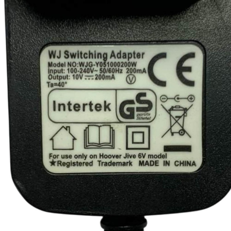 Τροφοδοτικό 10V 0.2A 2W Hoover WJG-Y051000200W