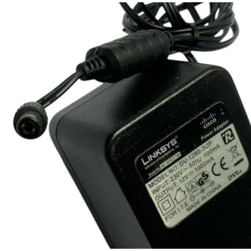 Τροφοδοτικό 12V 1A 12W Linksys DV-1280-3UP