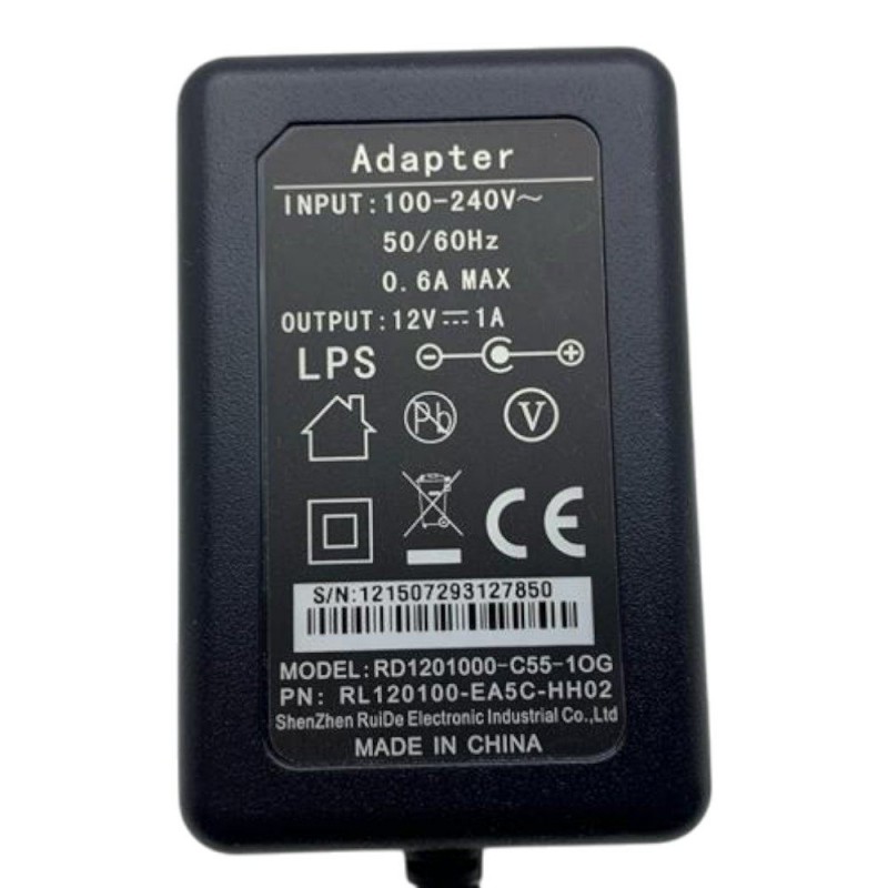 Τροφοδοτικό 12V 1A 12W Ruide RD1201000-C55-1OG