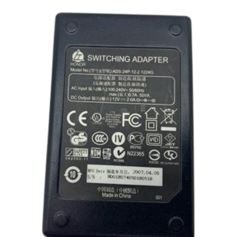 Τροφοδοτικό 12V 2A 24W Honor ADS-24P-12-2