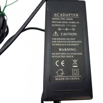 Τροφοδοτικό 12V 6A TPD-1200600