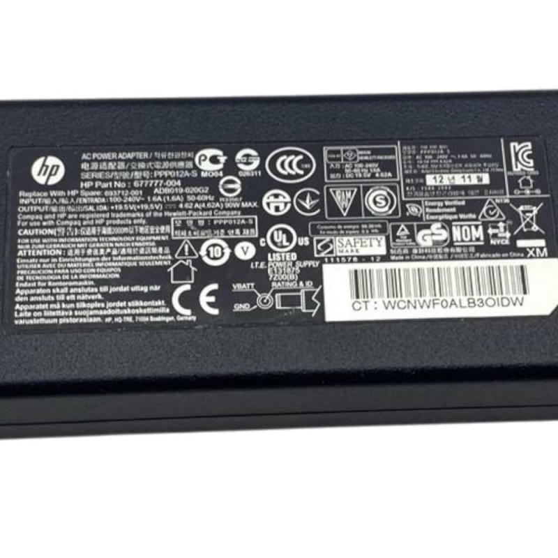 Τροφοδοτικό 19.5V 4.62A 90W HP PPP012A-S