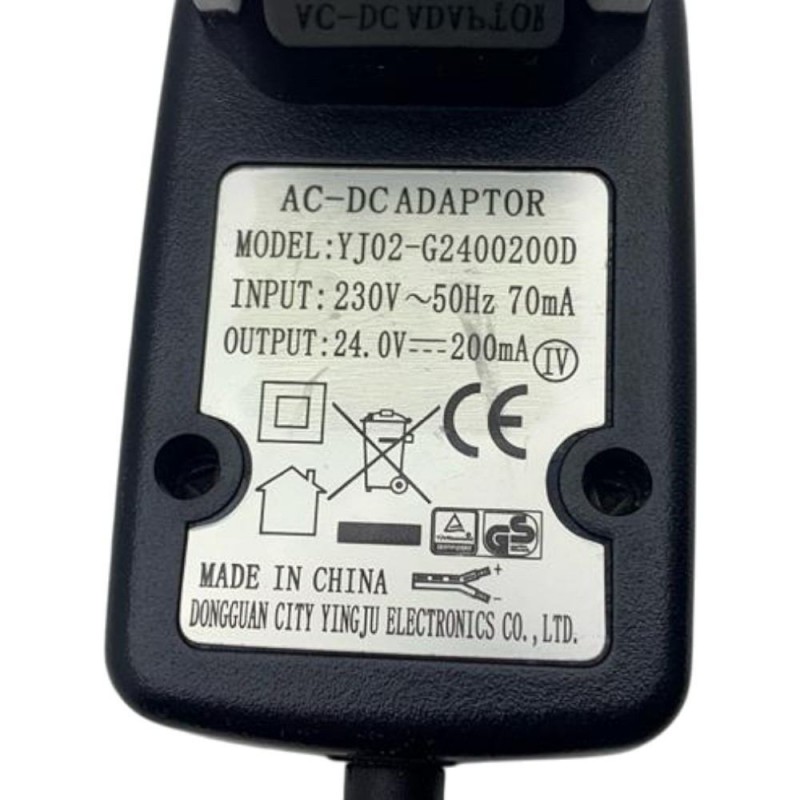 Τροφοδοτικό 24V 200mA DONGGUAN YJ02-G2400200D