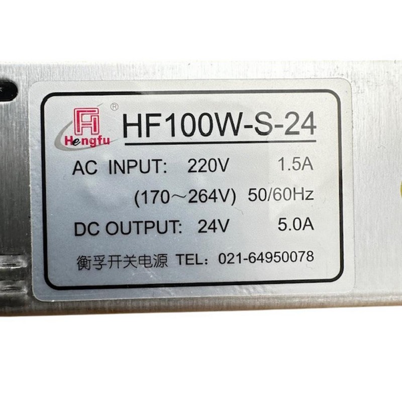 Τροφοδοτικό 24V 5A Hengfu HF100W-S-24