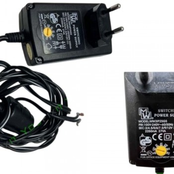 Τροφοδοτικό 3V-12V 2.25A 27W Minwa MW-3IP25GS