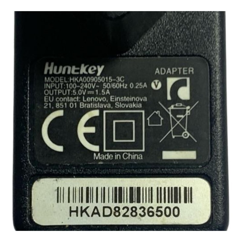Τροφοδοτικό 5V 1.5A 7.5W Hunt-Key HKA00905015-3C