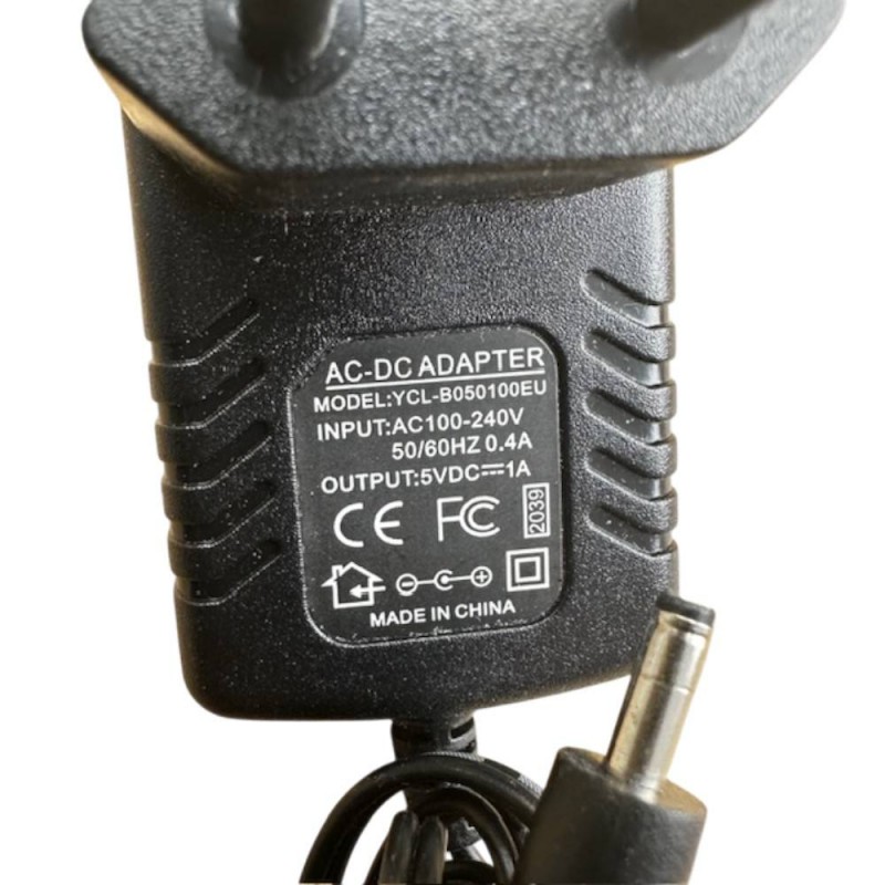 Τροφοδοτικό 5V 1A 5W YCL-B050100EU
