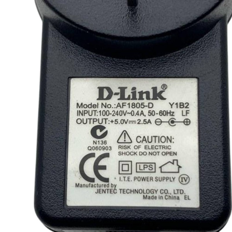 Τροφοδοτικό 5V 2.5A 12.5W D-Link AF1805-D
