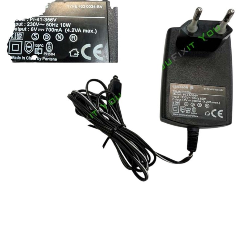 Τροφοδοτικό 6V 700mA 4.2W Ericsson PI-41-356V