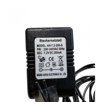 Τροφοδοτικό 7.2V 0.2A 1.44W AOHUA AH-7.2-200-G