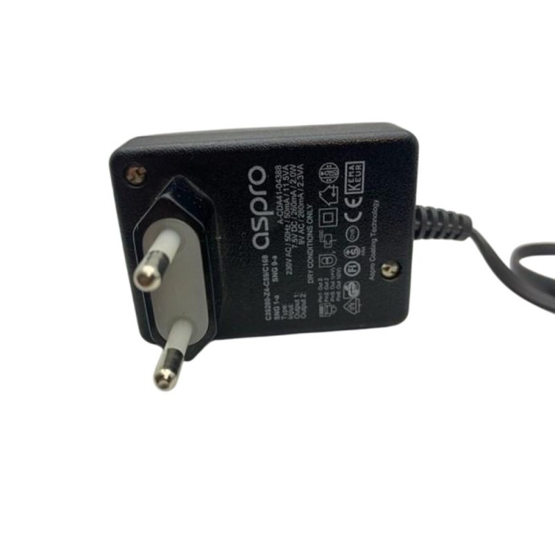 Τροφοδοτικό 7.5V 260mA Aspro C39280-Z4-C5S-C168