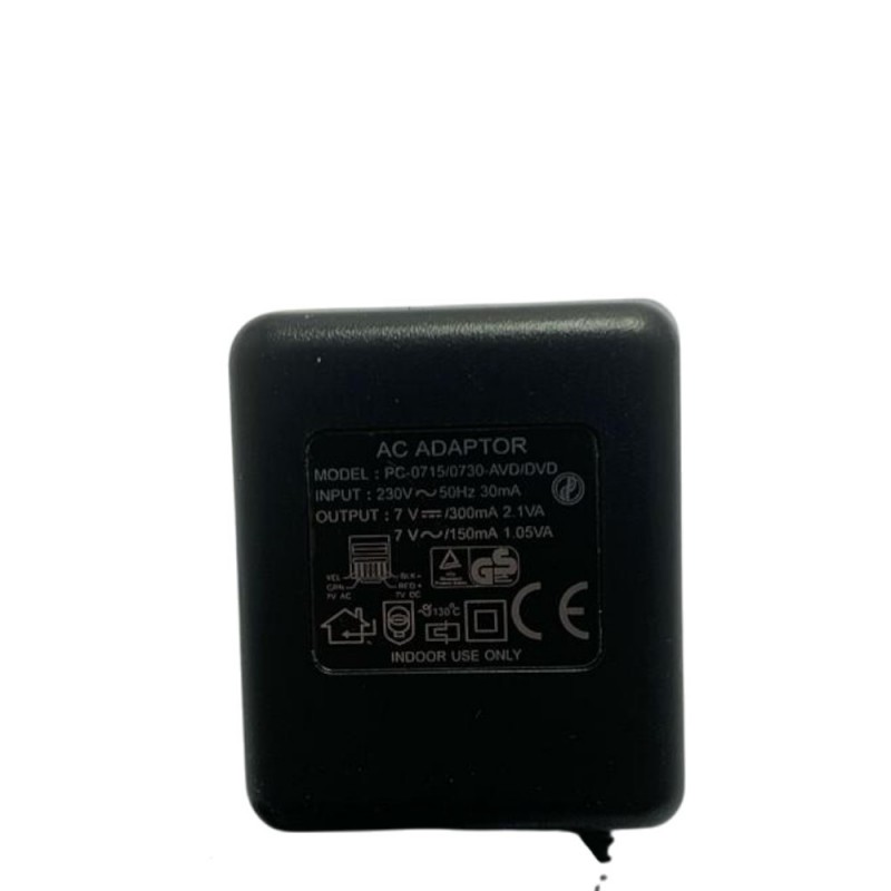 Τροφοδοτικό 7V-0.3A, 7V-0.15A  PC-0715-0730-AVD-DVD