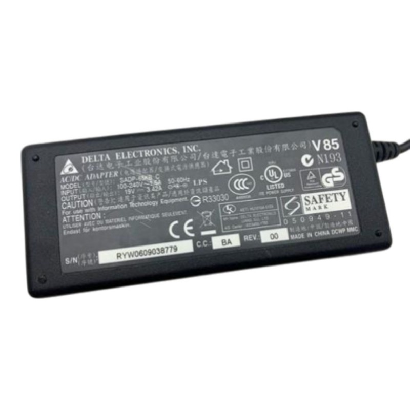 Τροφοδοτικό laptop 19V 3.42A Delta Electronics SADP-65KB C laptop Toshiba